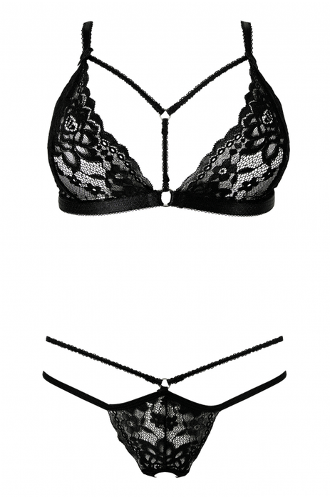 Anais Lingerie 2pc Lingerie Set Sexy Strappy Triangle Bra & String Panty Set Anais Alcyone - Lavinia Lingerie