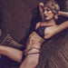Anais Lingerie 2pc Lingerie Set Sexy Strappy Triangle Bra & String Panty Set Anais Alcyone S / Black - Lavinia Lingerie