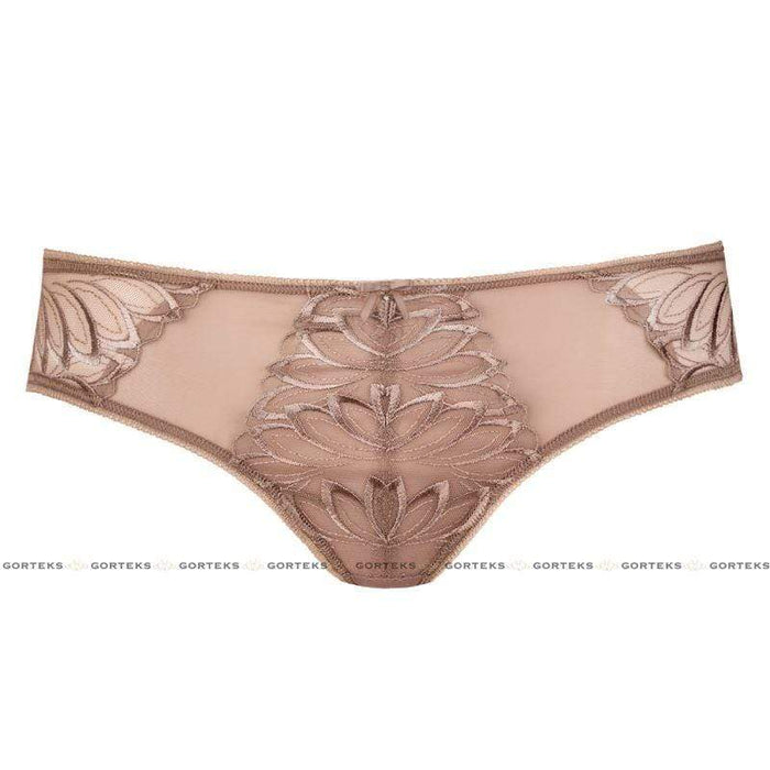 Sheer Floral Embroidery Bikini Panty Gorteks Dakota