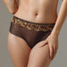Lavinia Lingerie Hipsters Sheer Hipster Thong Panty Lavinia Flame XS / Golden - Lavinia Lingerie