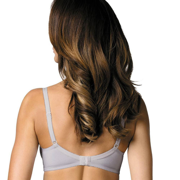 Sheer Lace Balcony Bra Gorteks Pamela Silver Gorteks Lingerie Balcony Bra