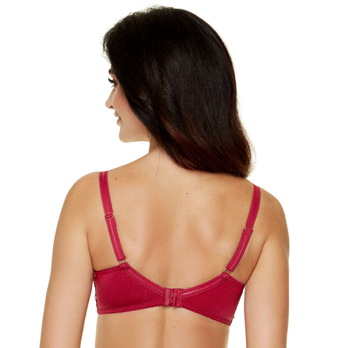 Sheer Mesh Embroidery Full Coverage Bra Gorteks Sierra