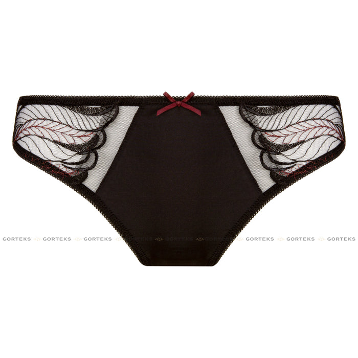Semi Sheer Lace Thong Panty Gorteks Salve