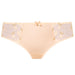 Sheer Mesh Tulle Embroidered Brief Panty Valeria Biscuit 